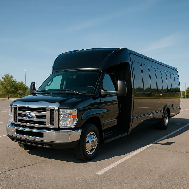 Killeen Shuttle Bus Rentals 18 Passenger Shuttle Bus